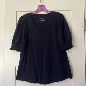 Talbots navy top size petite L